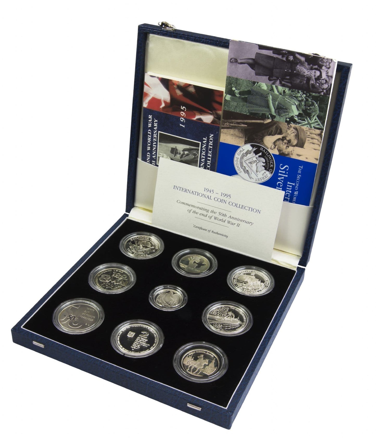 1995 Wwii 50th Anniversary Silver Proof Set