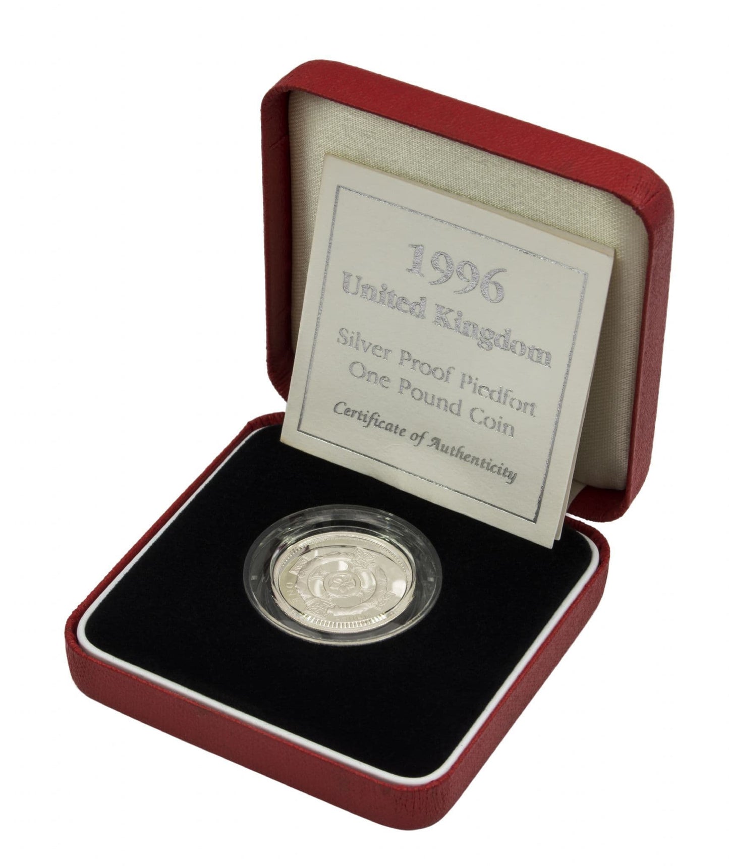 1996 Silver Proof Piedfort One Pound