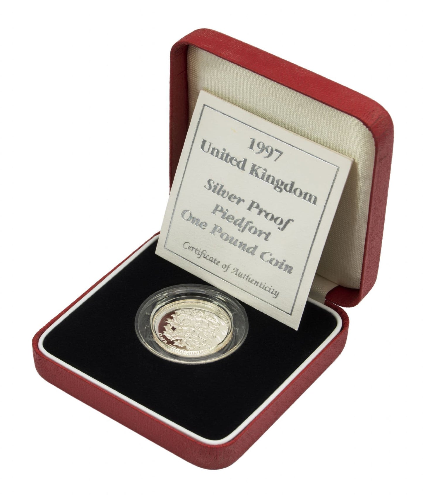 1997 Silver Proof Piedfort One Pound