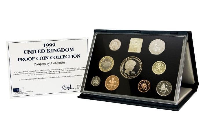 1999 Proof Set Blue Standard