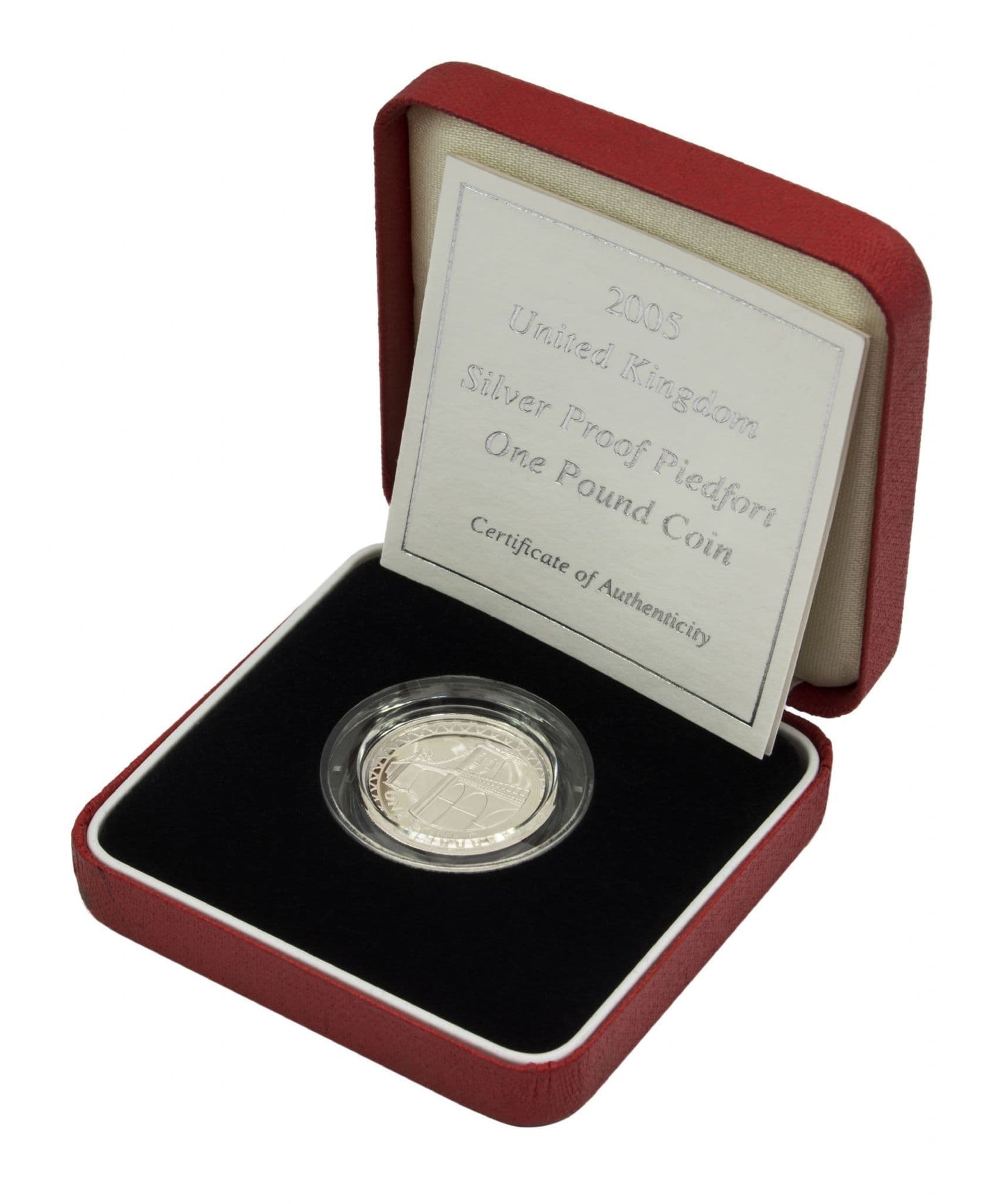 2005 Silver Proof Piedfort One Pound
