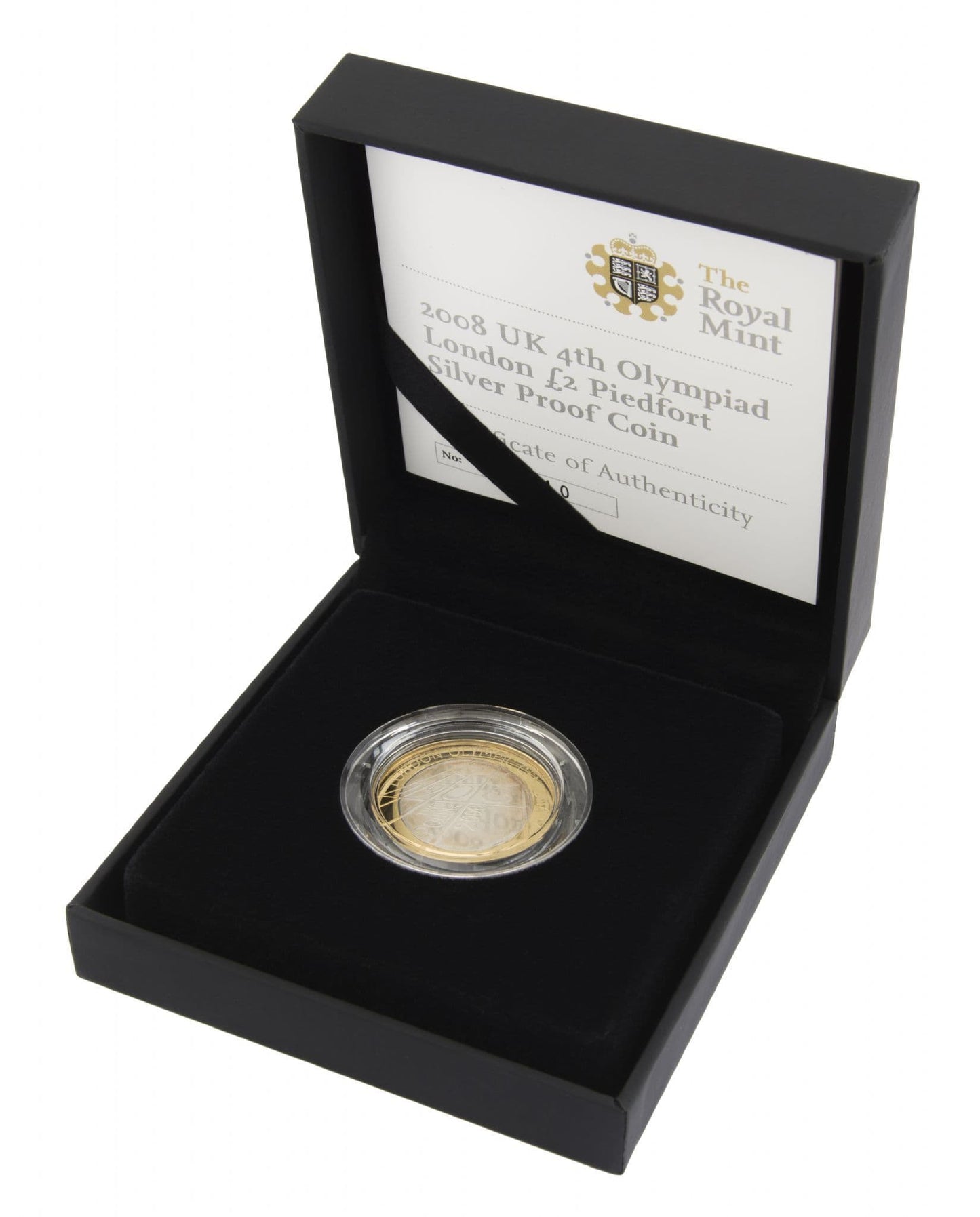 2008 Silver Proof Piedfort £2 Olympic The 4th Olympiad
