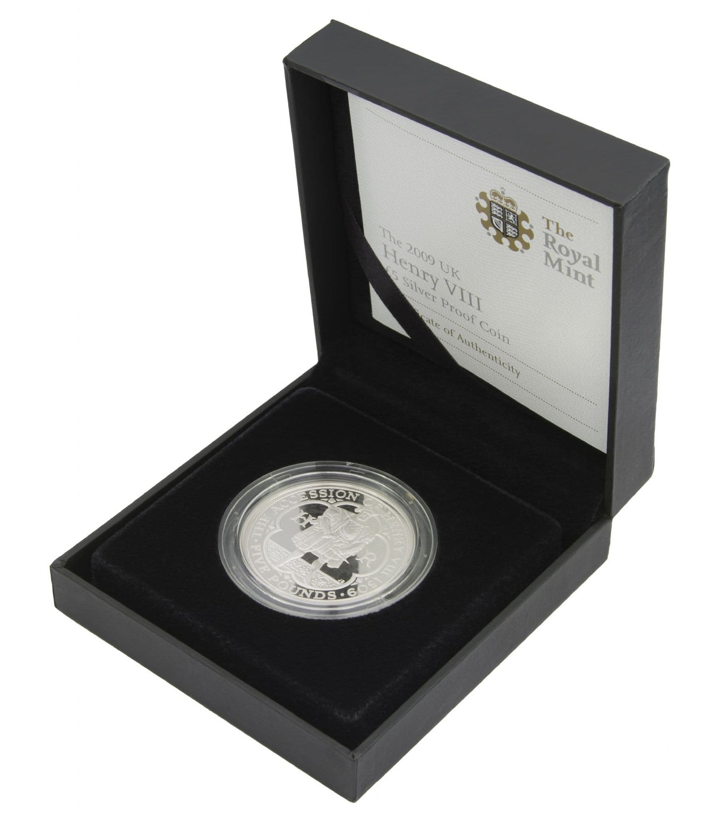 2009 Silver Proof £5 Coin Henry Viii