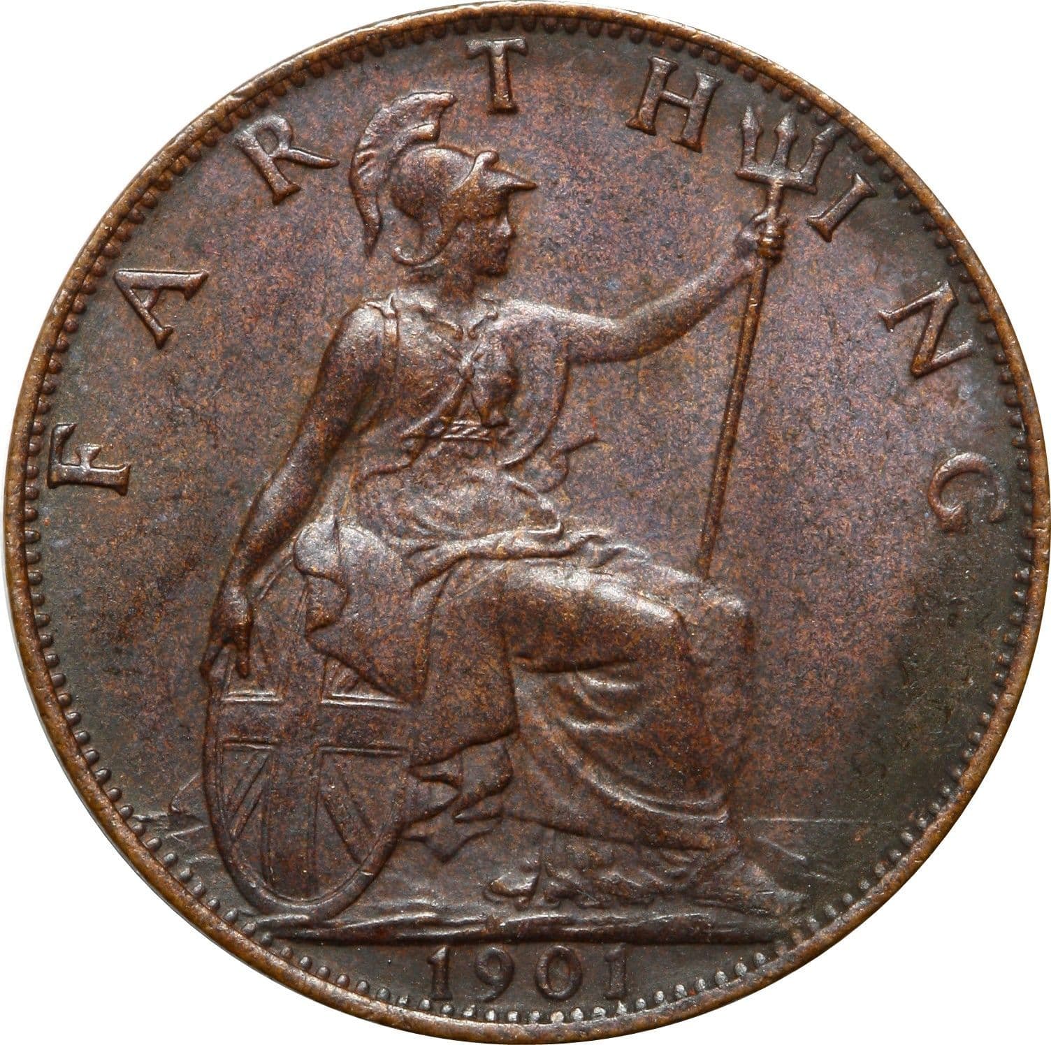 1895 To 1901 Farthing Old Head Queen Victoria Grade From Fair To VF