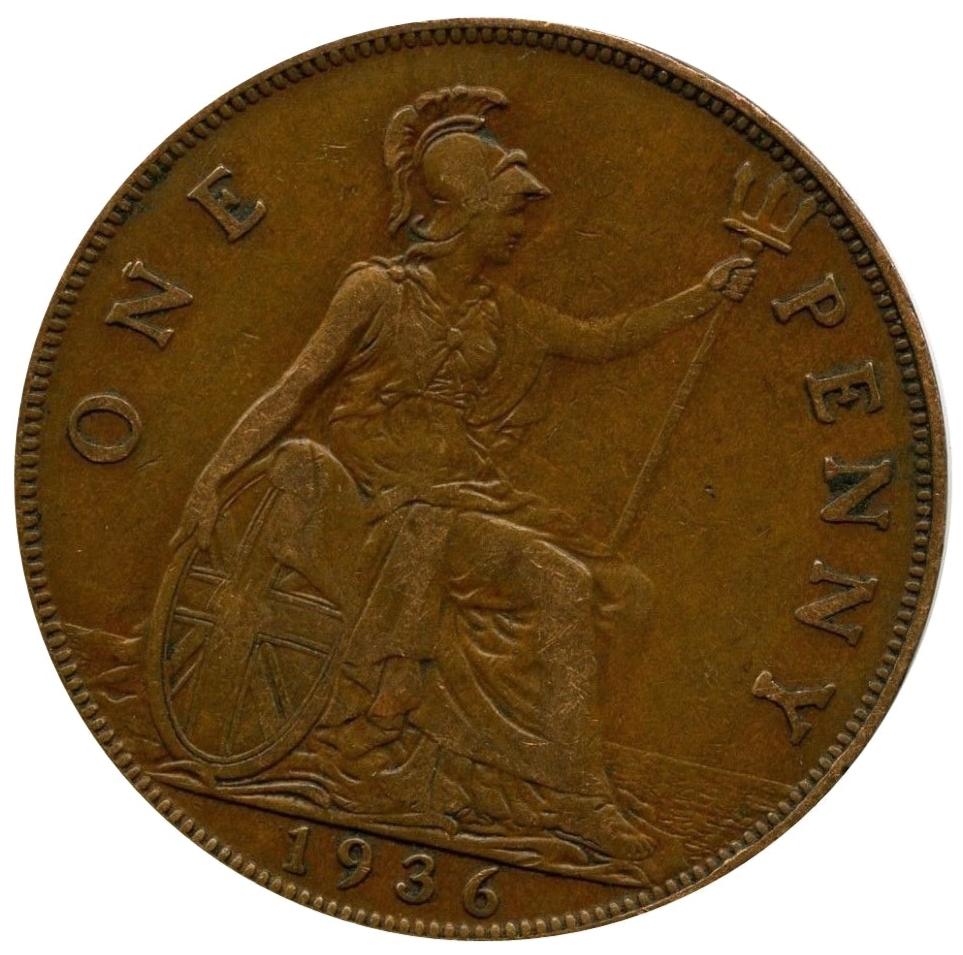 1911 To 1936 Penny George V Grade From Fine To VF