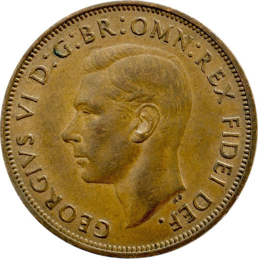 1937-1951 Penny George VI Grades From Fine To EF