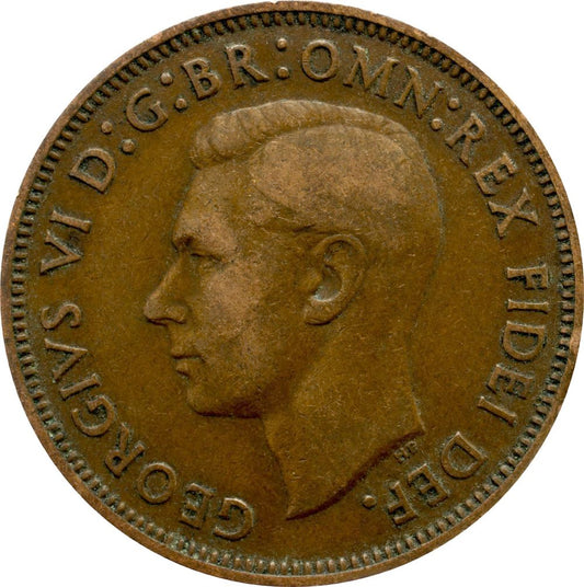 1937 To 1952 Half Penny George VI Grade From Fine To EF