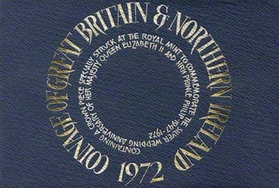 1972 Proof Coinage Of Great Britain And Northern Ireland 7 Coin Set