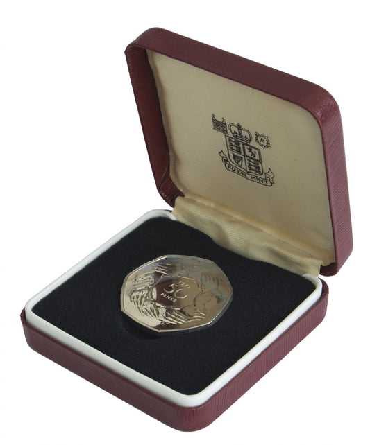 1973 Proof 50P Cased