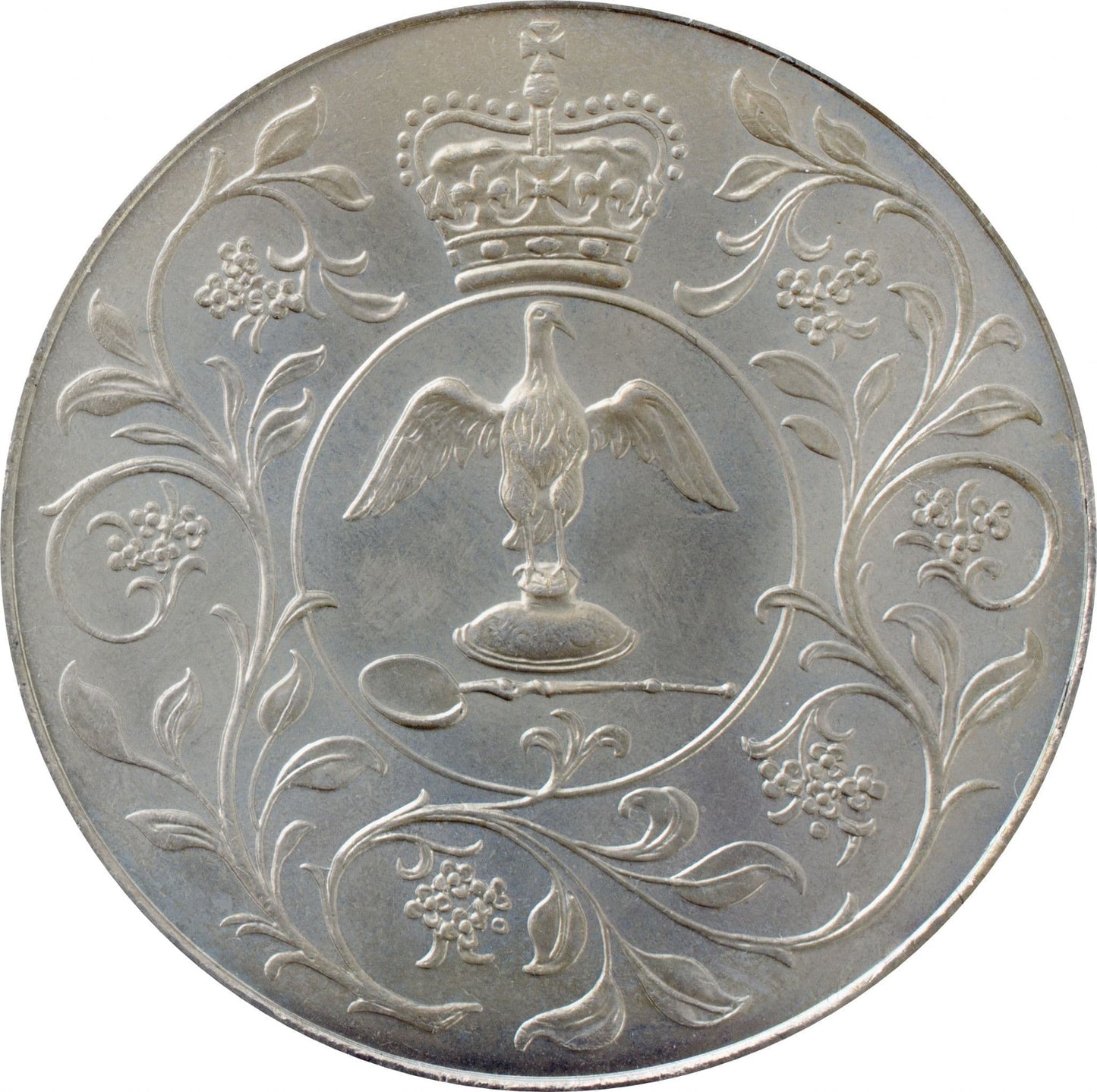 1977 Crown Unc - Silver Jubilee Commemorat Ive Crown