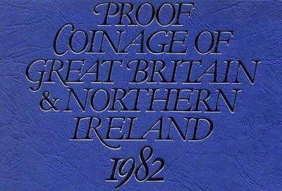 1982 Proof Coinage Of Great Britain And Northern Ireland 7 Coin Set