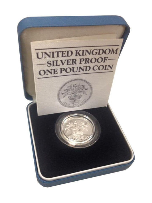 1985 Silver Proof One Pound Coin