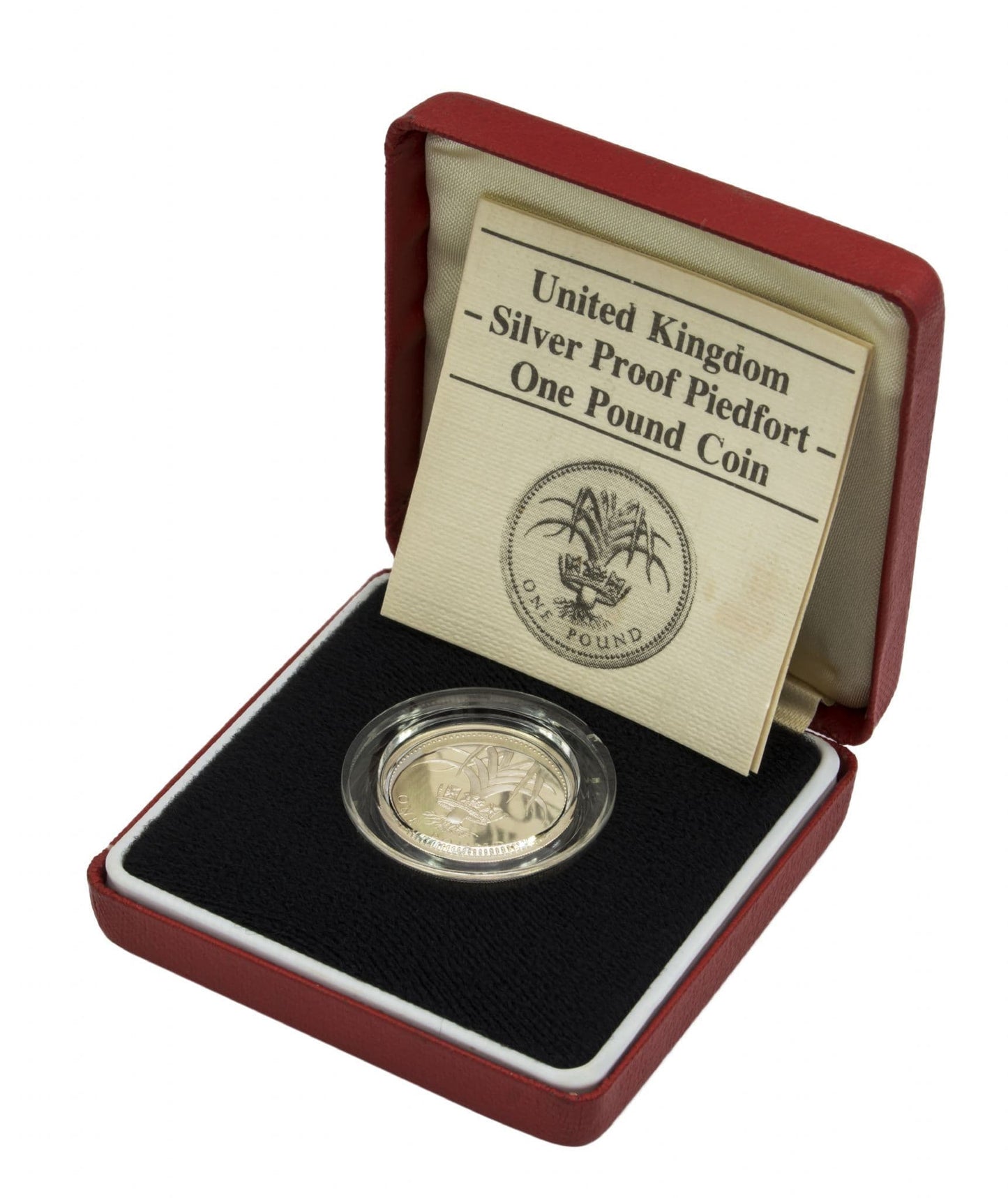 1985 Silver Proof Piedfort One Pound