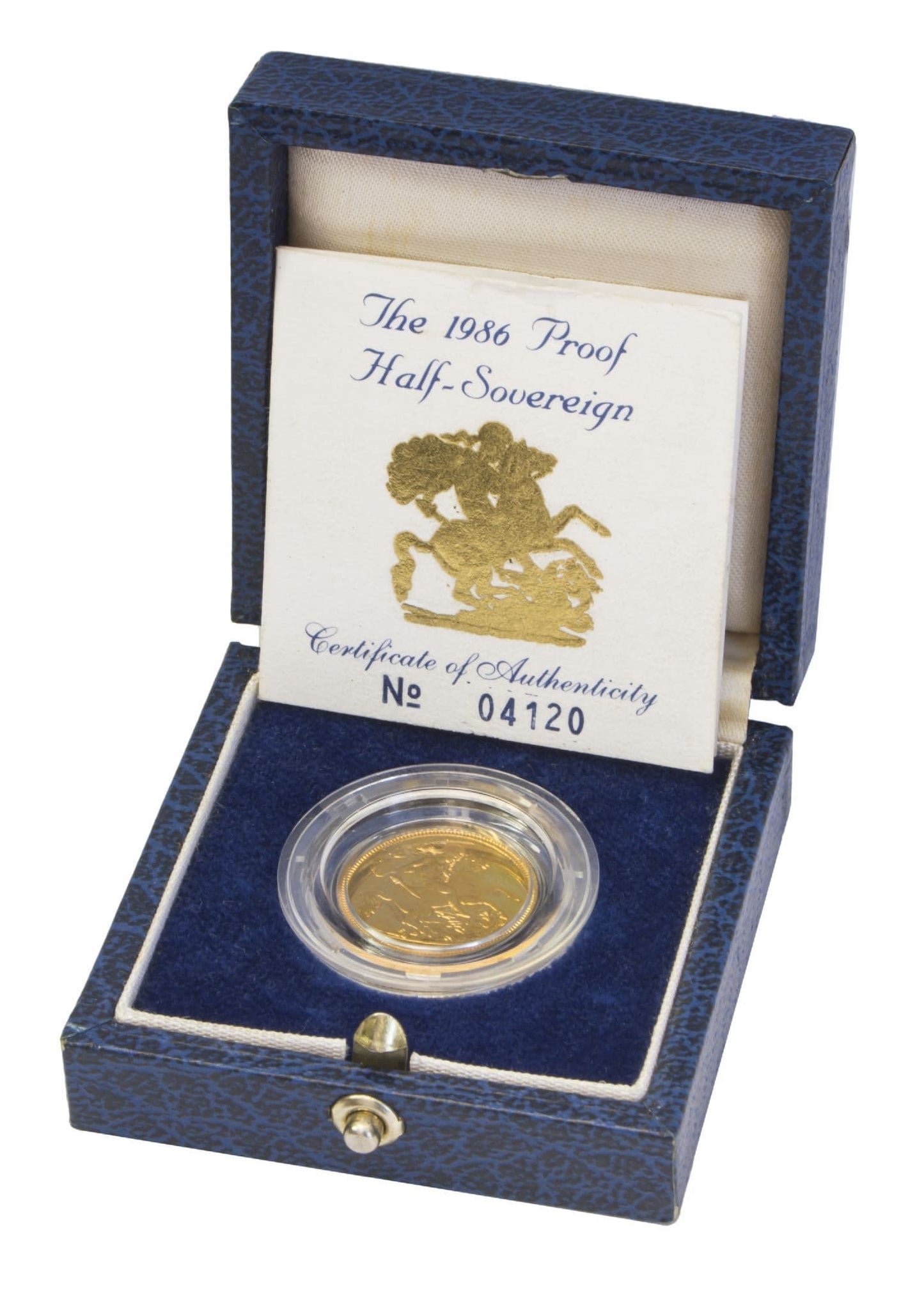 1986 Proof Half Gold Sovereign