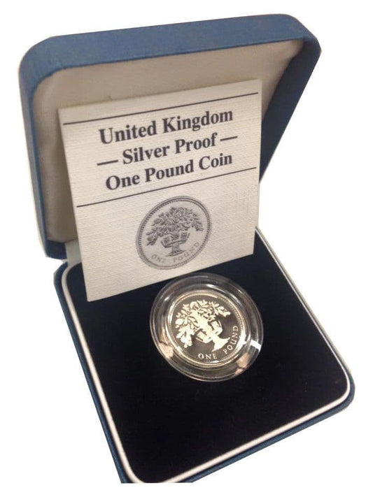 1987 Silver Proof One Pound Coin