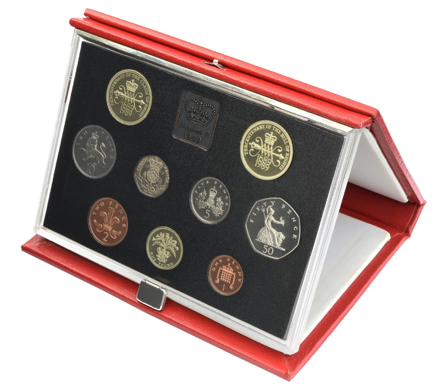 1989 Proof Set Red Leather Deluxe