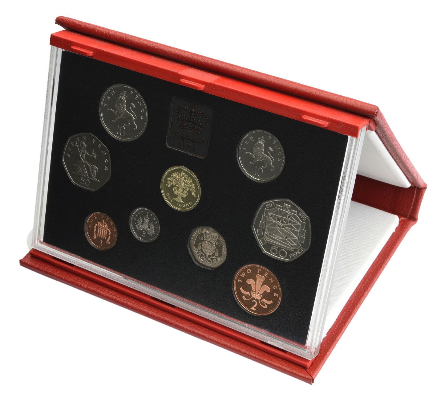 1992 Proof Set Red Leather Deluxe