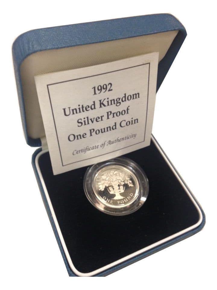 1992 Silver Proof One Pound Coin