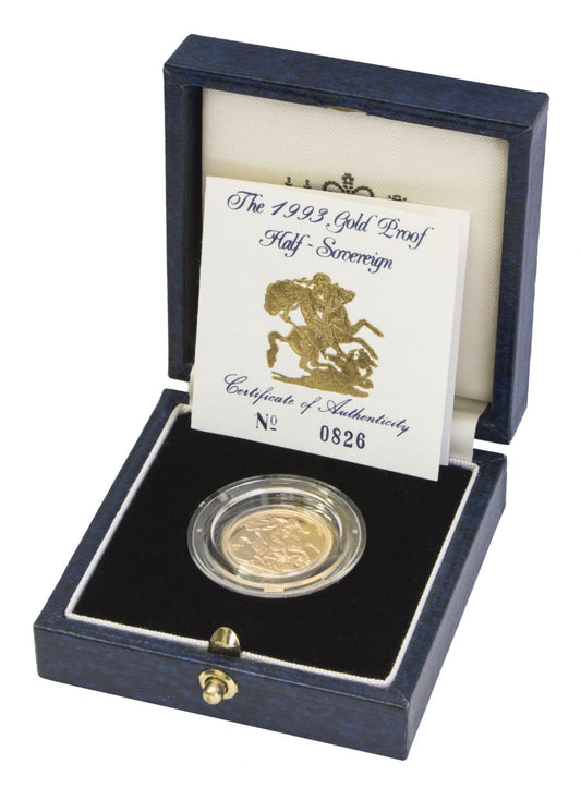 1993 Proof Half Gold Sovereign