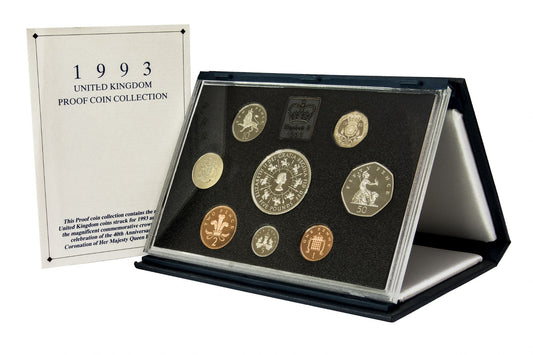 1993 Proof Set Blue Standard