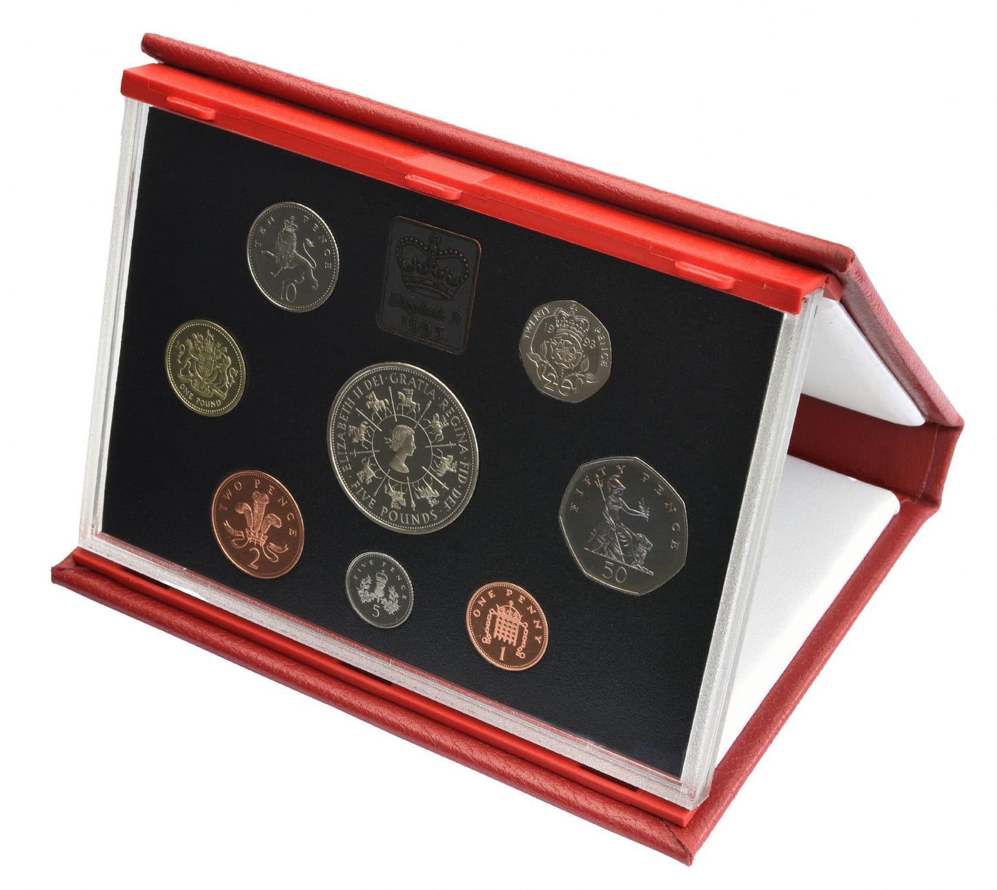 1993 Proof Set Red Leather Deluxe