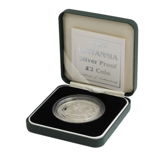 1997 Silver Proof Britannia Single With Certificate