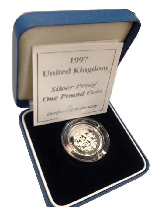 1997 Silver Proof One Pound Coin