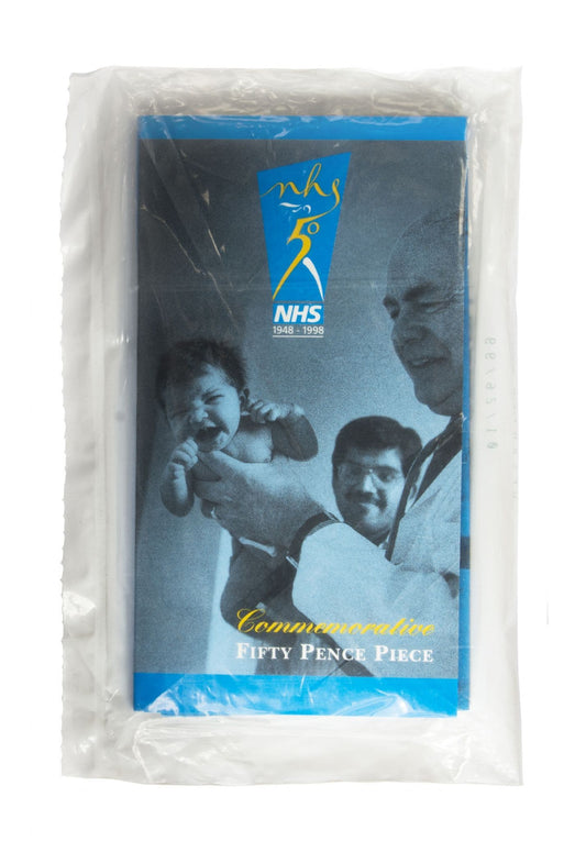 1998 50P NHS Brilliant Uncirculated Pack