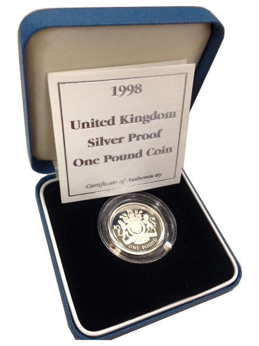 1998 Silver Proof One Pound Coin