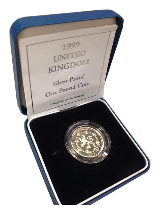 1999 Silver Proof One Pound Coin