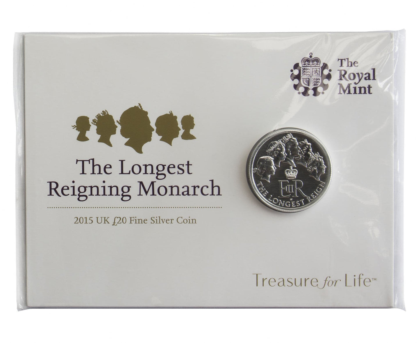 £20 2015 Longest Reign Brilliant Uncirculated Pack