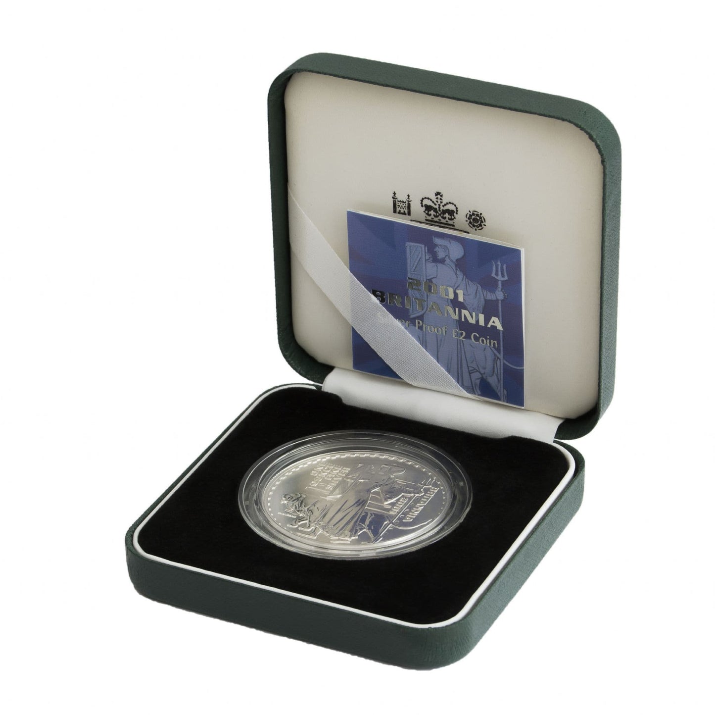 2001 Silver Proof Britannia Single With Certificate