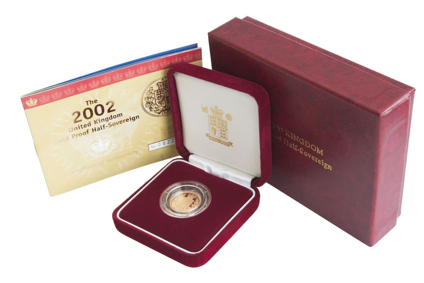 2002 Proof Half Sovereign