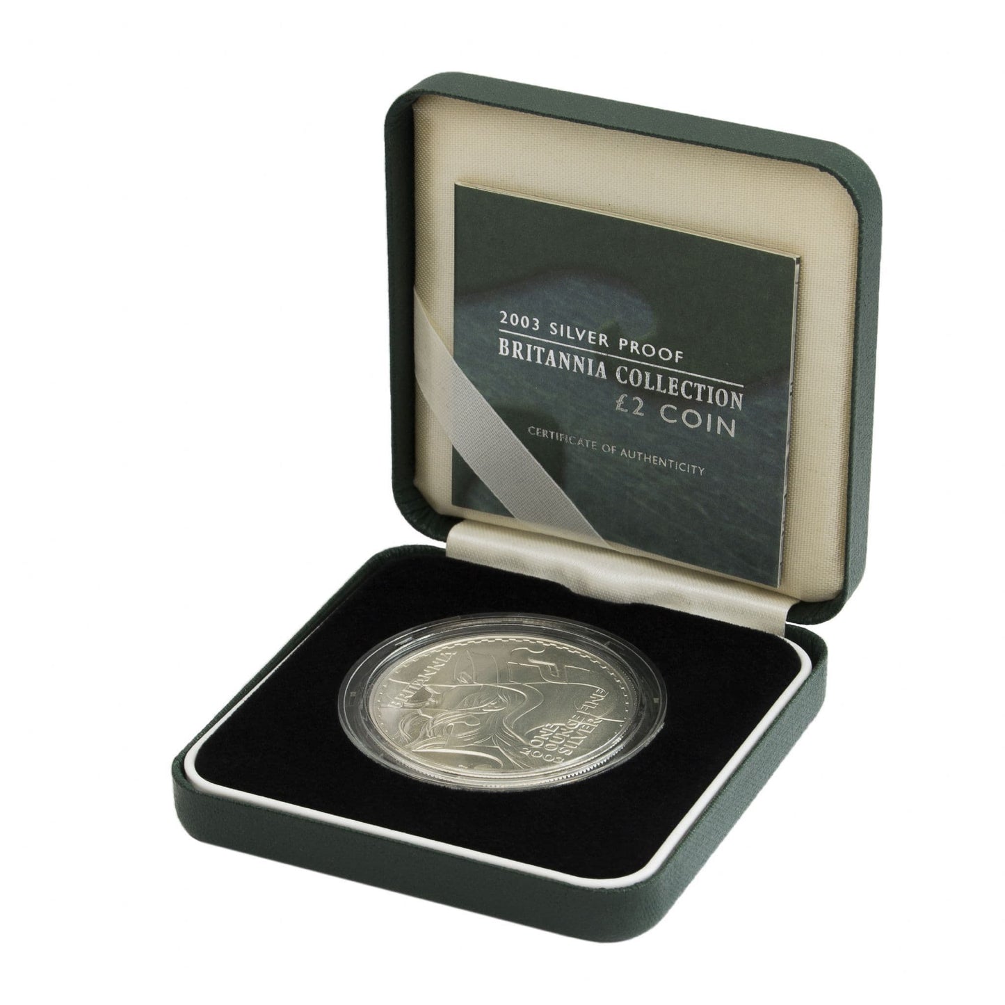 2003 Silver Proof Britannia Single With Certificate