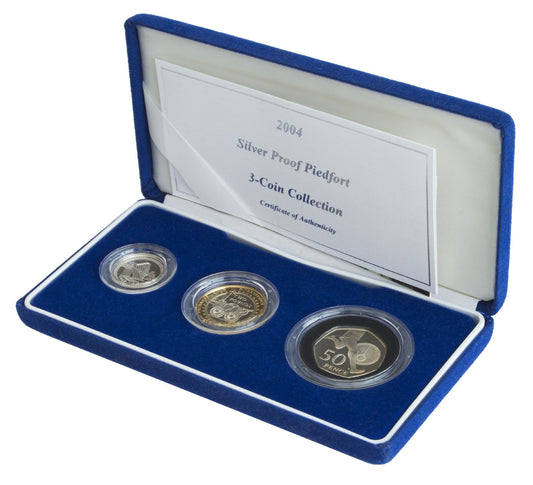 2004 Piedfort Coin Collection 3 Coin Collection