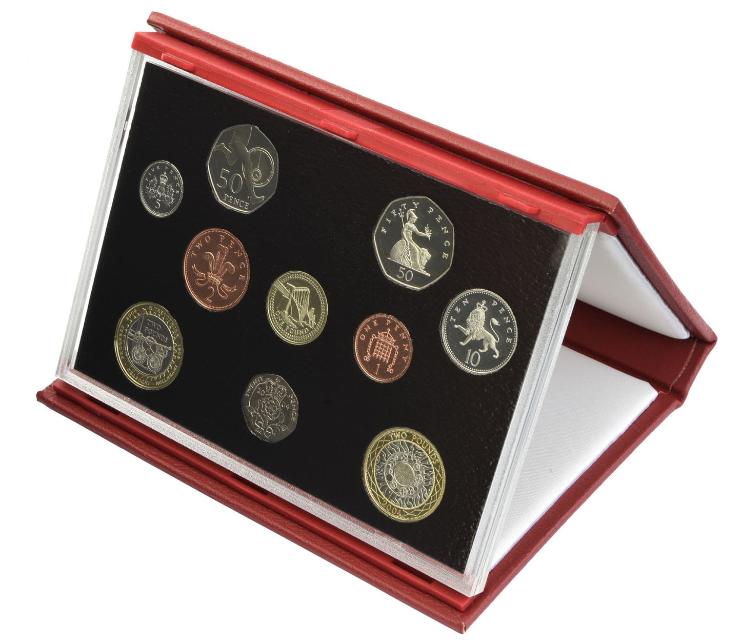 2004 Proof Set Red Leather Deluxe