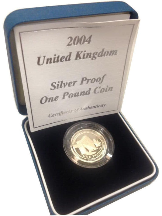 2004 Silver Proof One Pound Coin