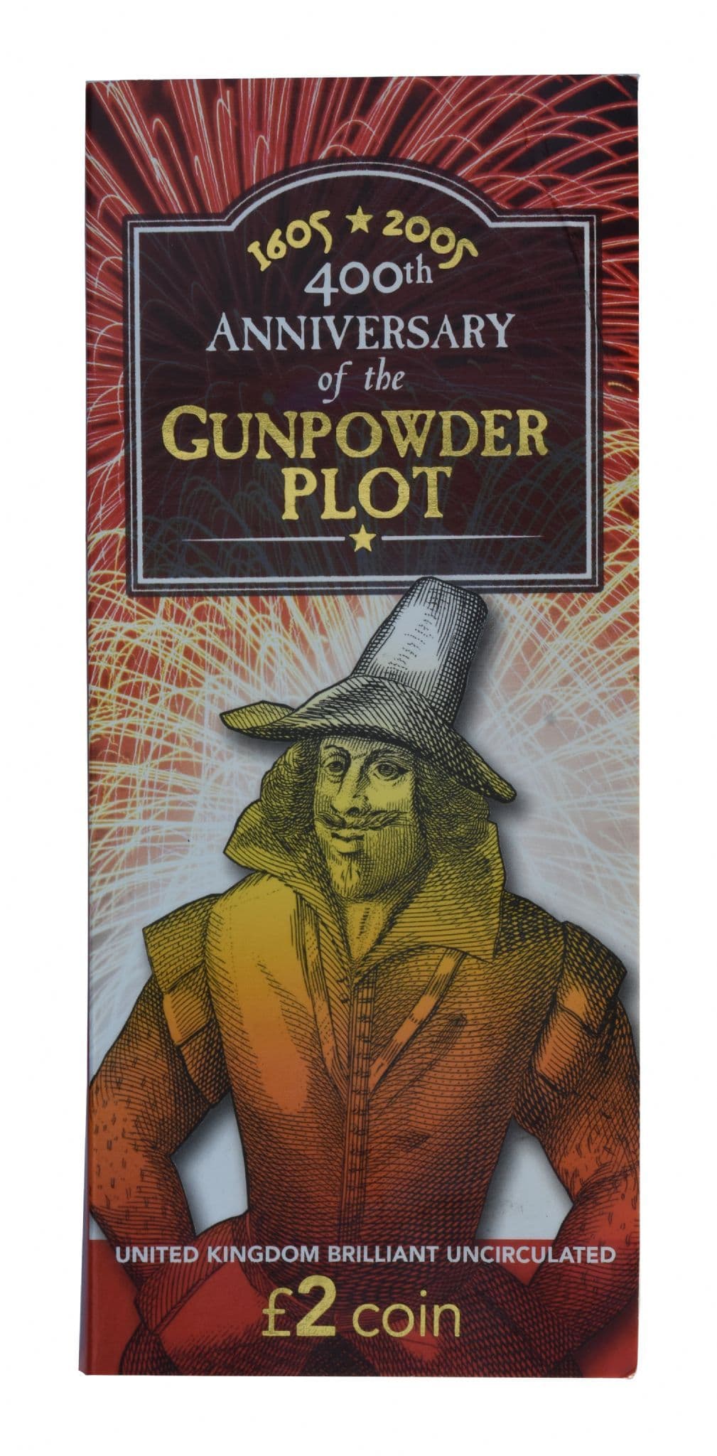 2005 £2 Gun Powder Plot Brilliant Uncirculated Pack