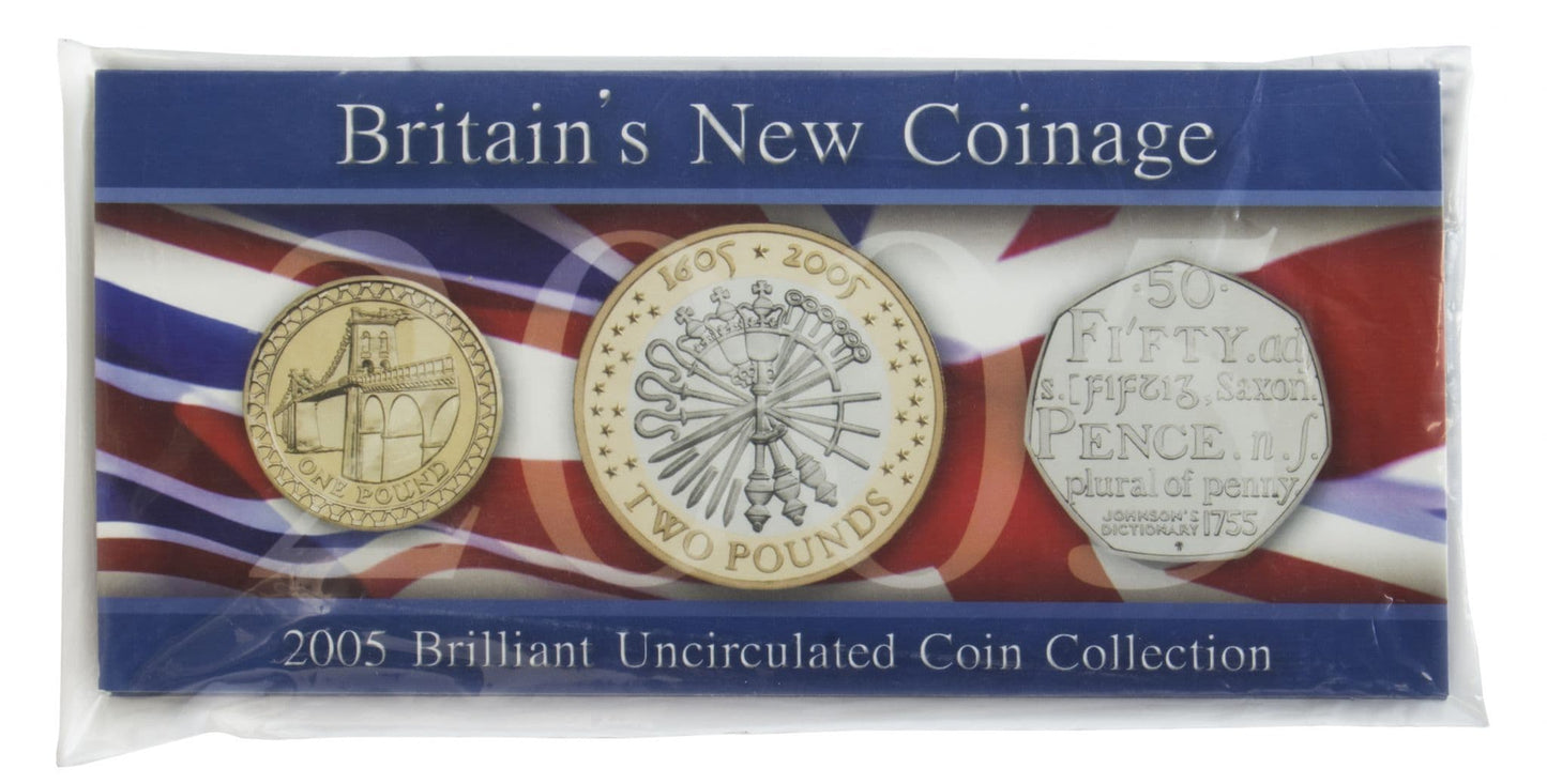 2005 New Coinage Brilliant Uncirculated Pack