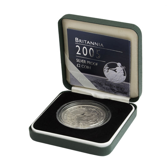 2005 Silver Proof Britannia Single With Certificate