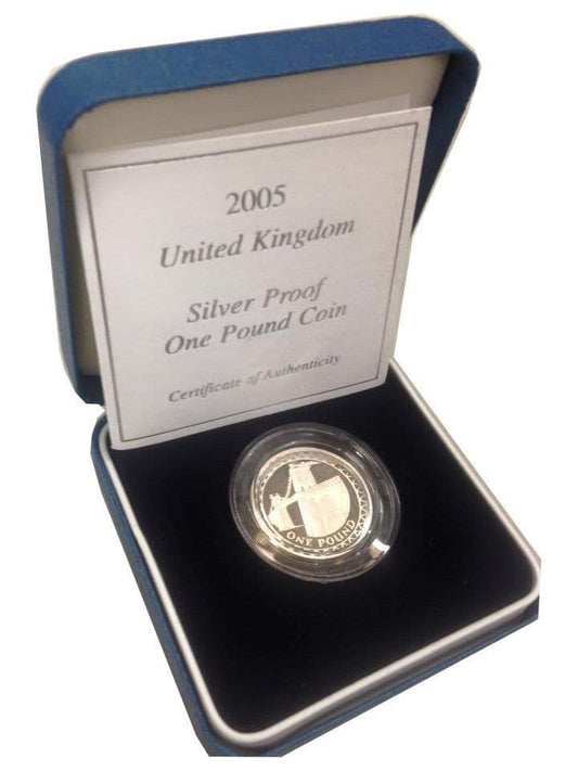 2005 Silver Proof One Pound Coin