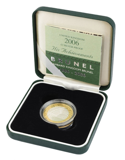 2006 Silver Proof £2 Brunel The Achivements