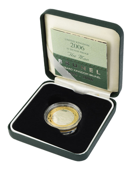 2006 Silver Proof £2 Brunel The Man