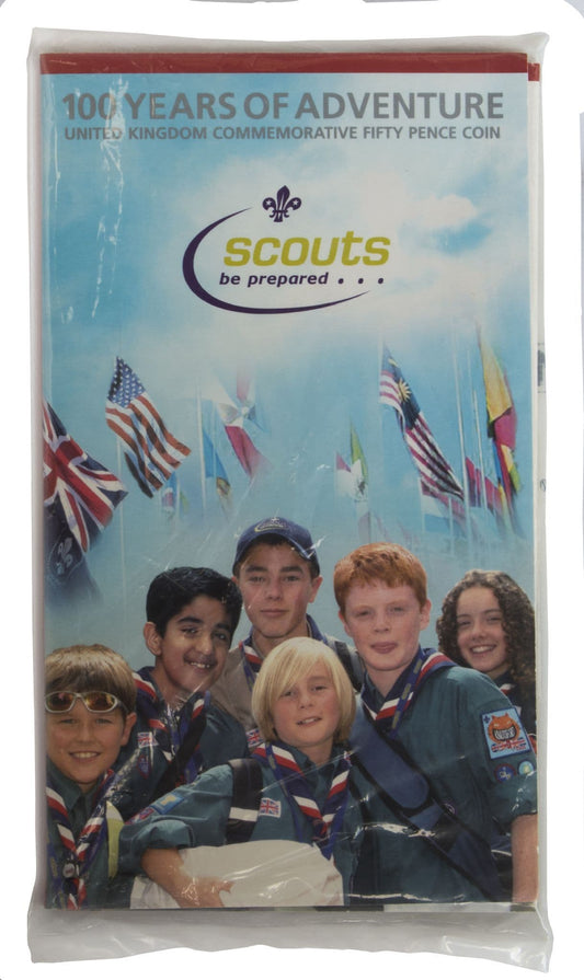 2007 50P Scout Movement Brilliant Uncirculated Pack