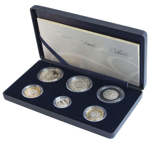 2007 6 X Coin Silver Proof Family Collection