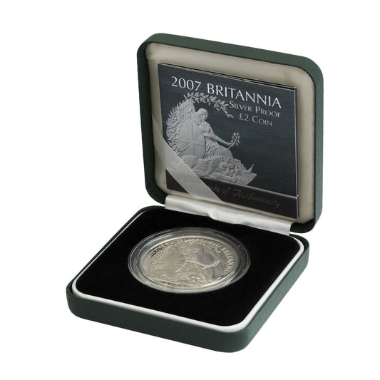 2007 Silver Proof Britannia Single With Certificate