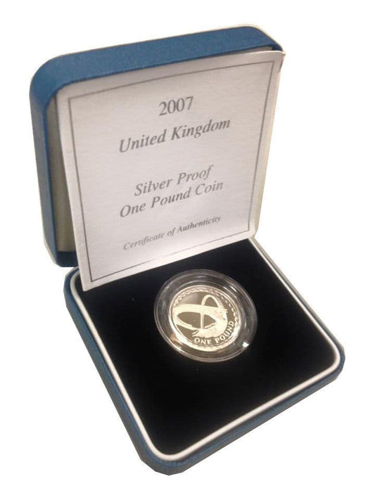 2007 Silver Proof One Pound Coin