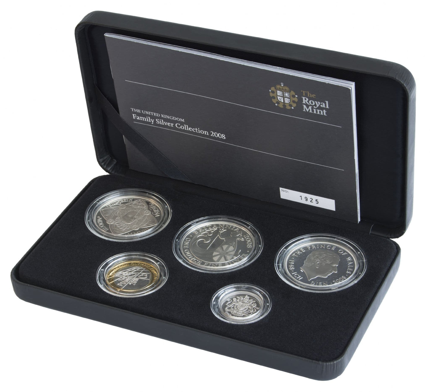 2008 5 X Coin Silver Proof Family Collection