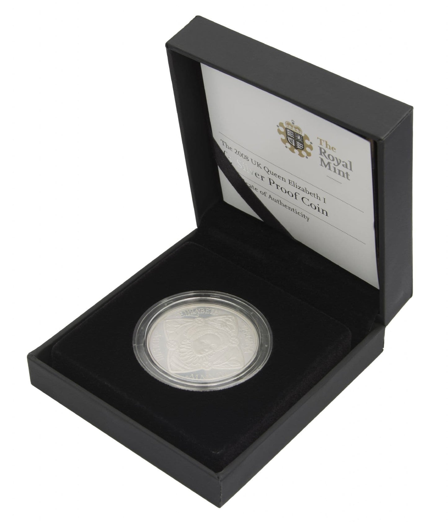 2008 Silver Proof £5 Coin Elizabeth 1st