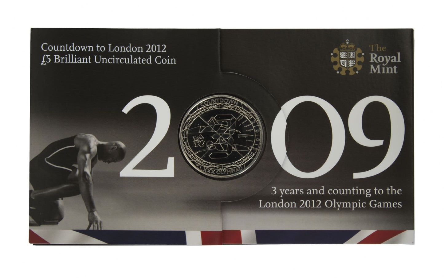 2009 Count Down To The Olympics £5 Coin Long Sleeve